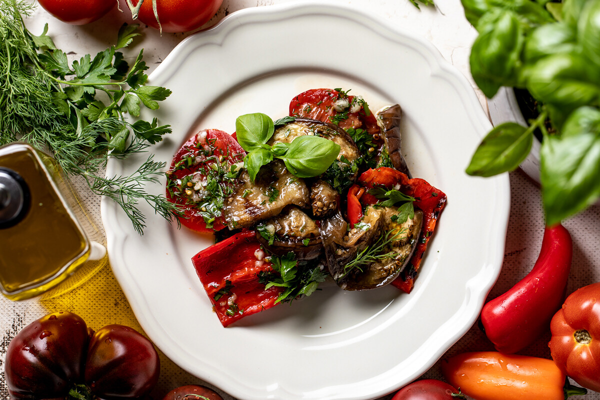 Try a marinated salad with eggplant from the south of Russia (RECIPE