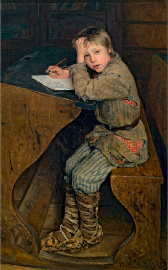 Nikolaj Bogdanov-Belskij, “Il tema”, 1903
