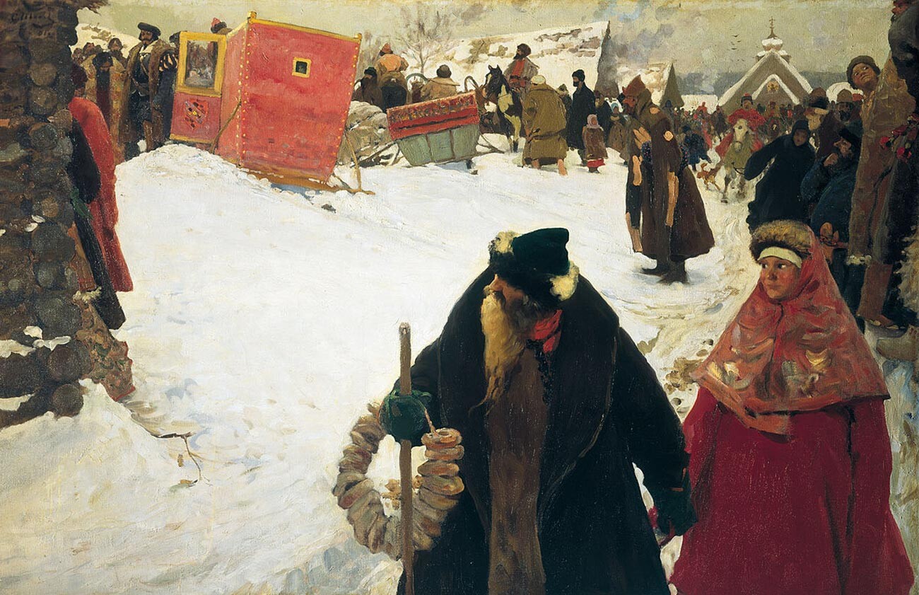 Prihod tujcev v Moskvo v 17. stoletju. 

