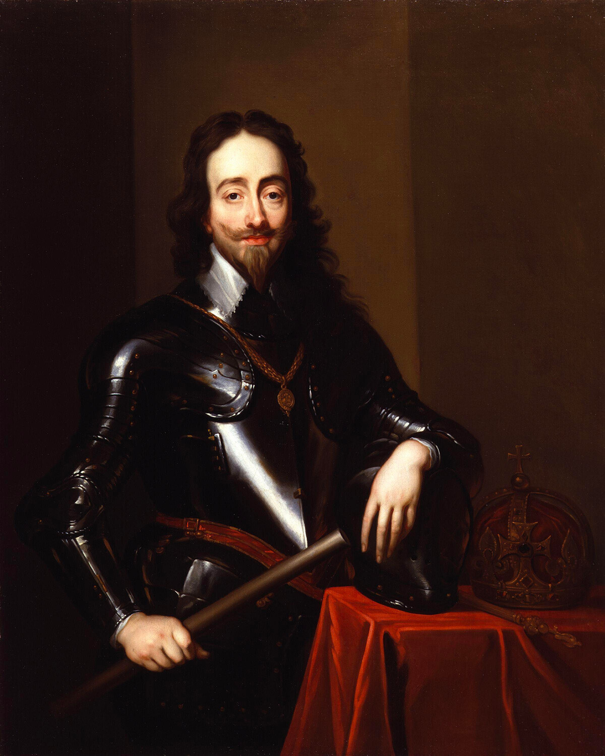 Porträt von Karl I. Stuart, König von England (1600-1649)