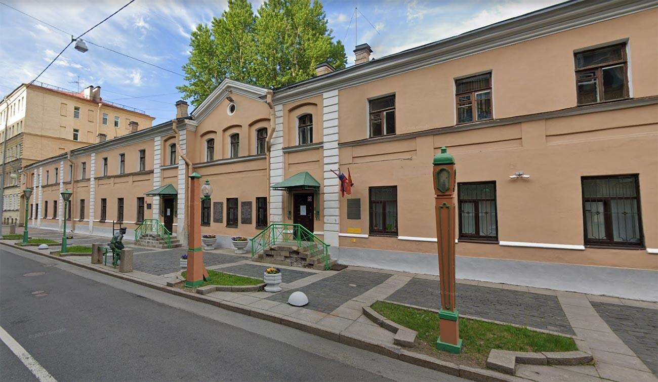 La casa in via Odessa a San Pietroburgo, dove Lodygin accese la prima lanterna elettrica