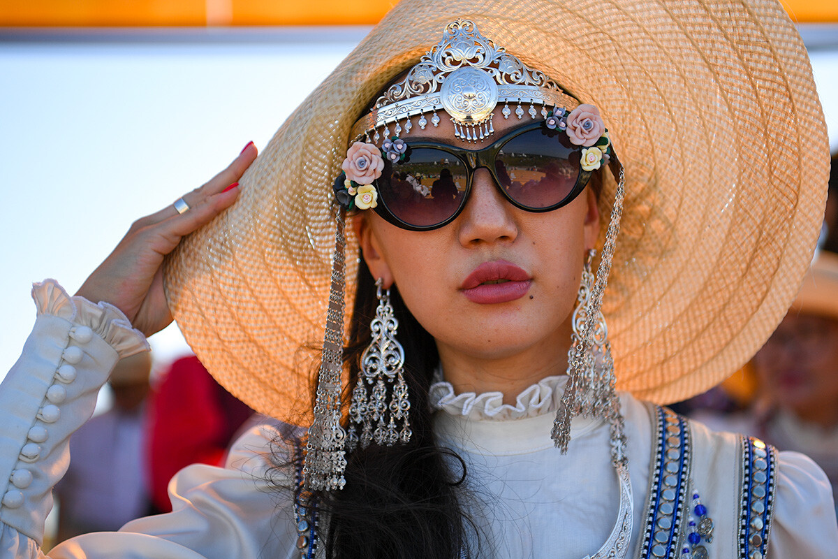 At the Yakut traditional summer holiday.