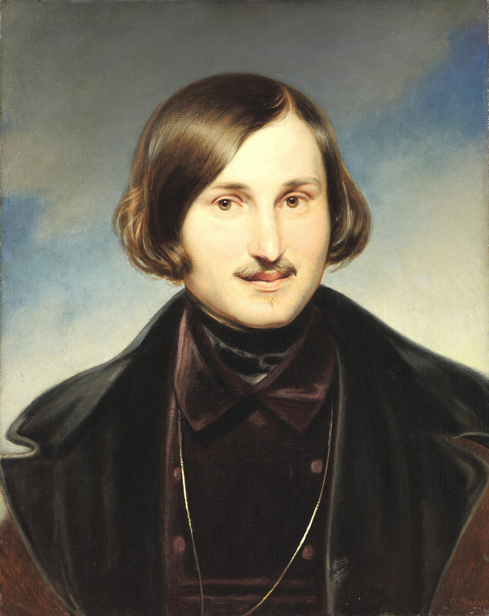 Portret pisatelja Nikolaja Vasiljeviča Gogolja. F. A. Moller, začetek 40. let 19. stoletja 