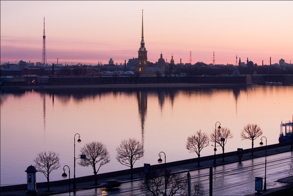 The Peter and Paul Fortress and the Palace Embankment