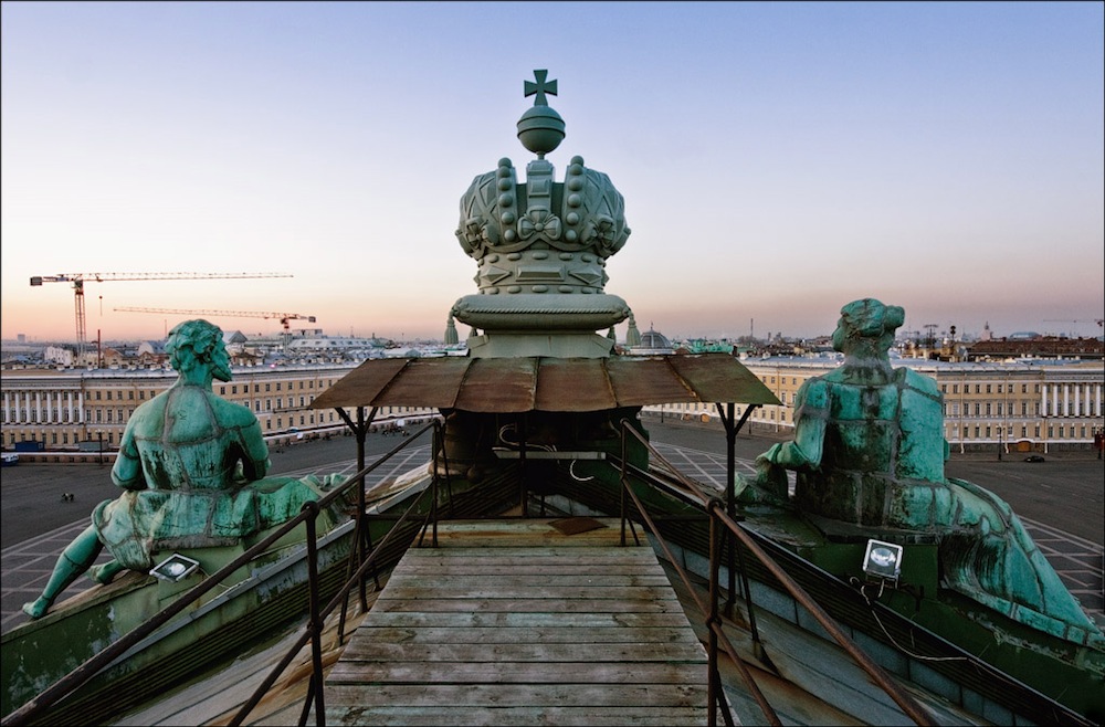 The roof of the Winter Palace