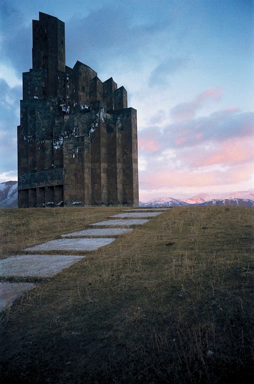 Monument to the Battle of Bash-Aparan. (R. Israelyan) Armenia, 1979