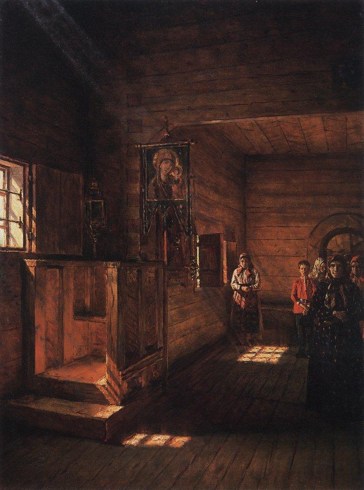Interior da igreja S. João, o Divino, em Rostov Iaroslavski, 1888.