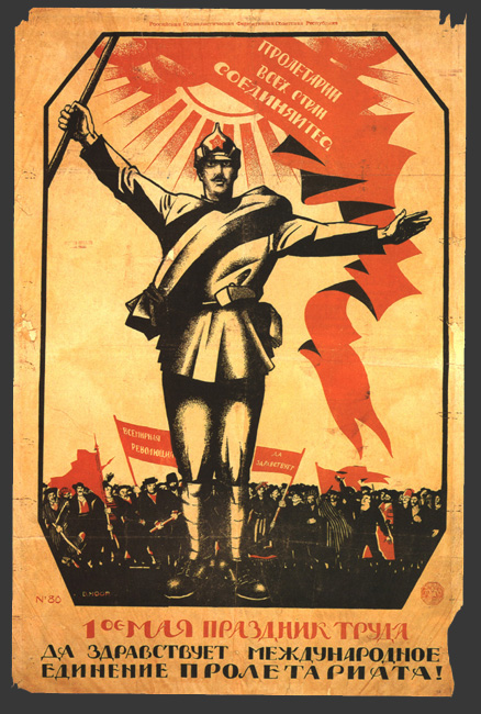 Proletarci vseh dežel, združite se! (1920). Pod vplivom karikatur Jugendstila Thomasa Heineja in skupine Simplicissimus je Moor hitro pokazal svoje mojstrstvo za linije in občutek za subtilno ironijo.