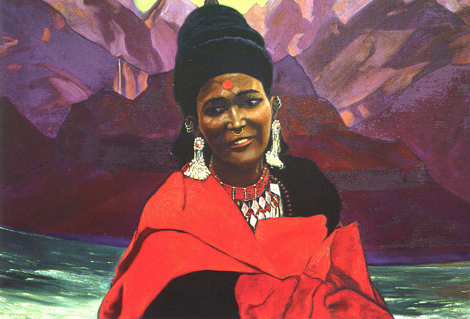 Maid in a Red Mantle, 1940s // While the Yuri Roerikh were mostly working on philosophy and ethnography, Svetoslav Roerich honed his artistic skills as a portraitist, truly mastering the genre. The influence of his father pervades the artist&#039;s work. Permanently resident in India from 1931, Svetoslav took an active part in the social and cultural life of the country. Svetoslav Roerich passed away on January 30, 1993, twenty years ago. They did not left any descendants.