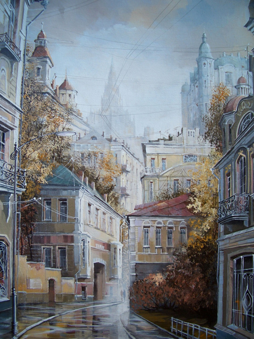 スタロドゥボフの絵画は、ロシアの裕福な人々の間で非常に人気がある。彼らは、およそ3500米ドル出して、彼の作品を購入する。