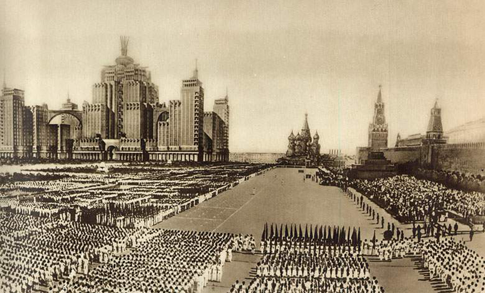 So hätte Moskau aussehen können, wenn die Projekte von Stalins Architekten umgesetzt worden wären.