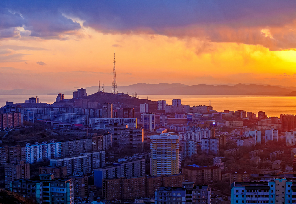 Vladivostok, situé à 130km de la frontière avec la Corée du Nord, est l’une des villes les plus à l’Est de la Russie.