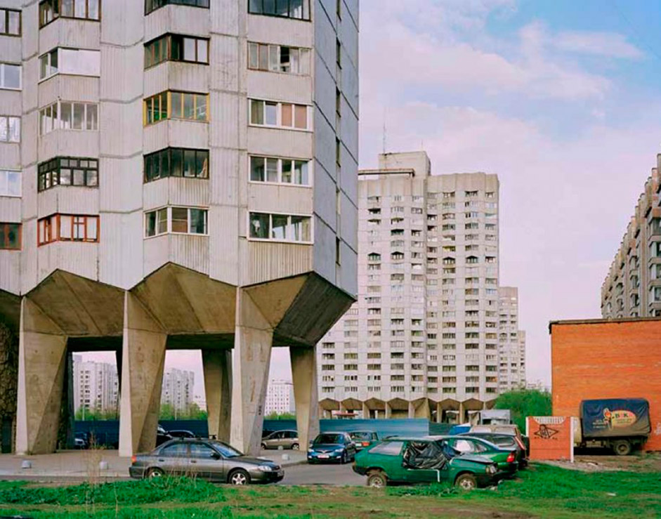 Russie, Leningrad, Complexe de logements sociaux.