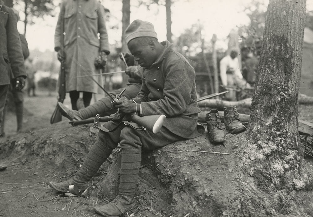 Un soldat sénégalais, artiste inconnu.