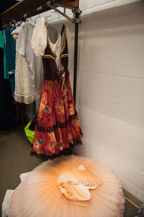 Every dancer has his costumes for the performance, costumes that are custom-made for a specific build, especially with soloists. It sometimes happens that during fitting the dancers express their wishes for the costumes, and the artist takes note, especially when it concerns the principal dancers.