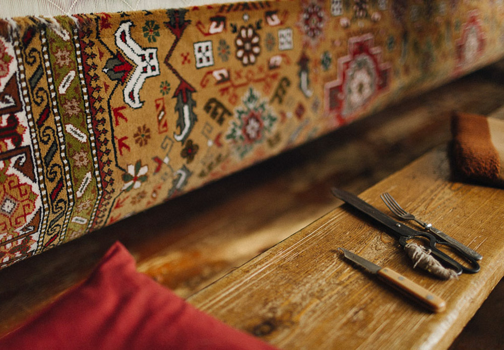 These days, rugs are a must in every Dagestani home. In poorer families, lint-free sumacs lied on the floor. Wealthier families covered piled their floors high with heavy rugs.