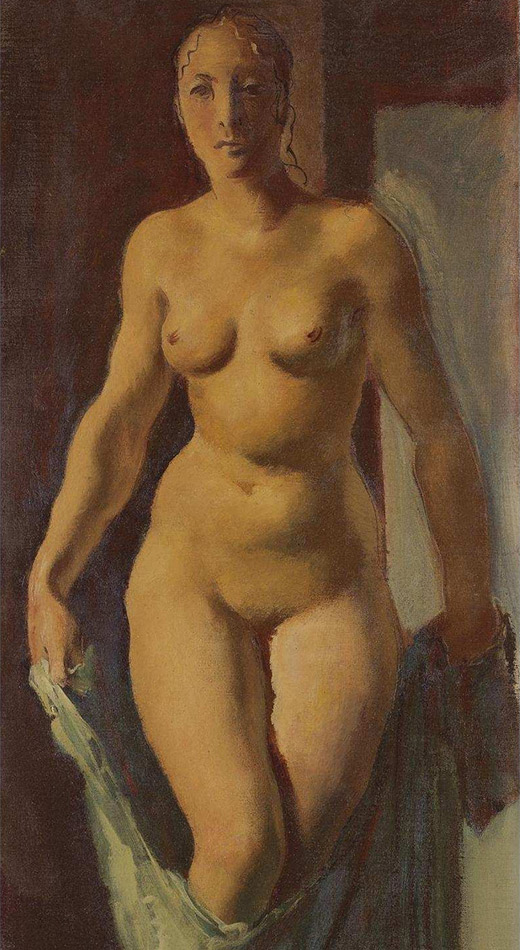 『立位のヌード』、アレクサンドル・ヤコブレフ。1928