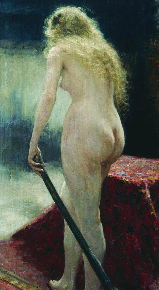『モデル』、イリヤ・レーピン。1895