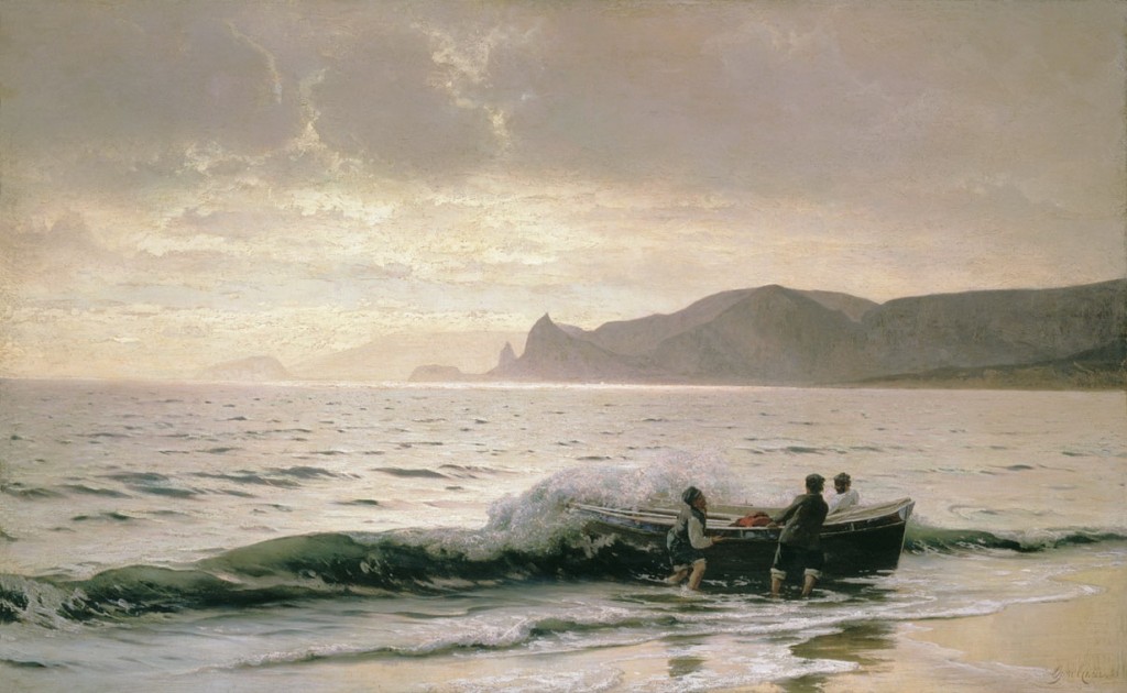 Морски бряг близо до Судак, Володимир Орловски, 1889 г.