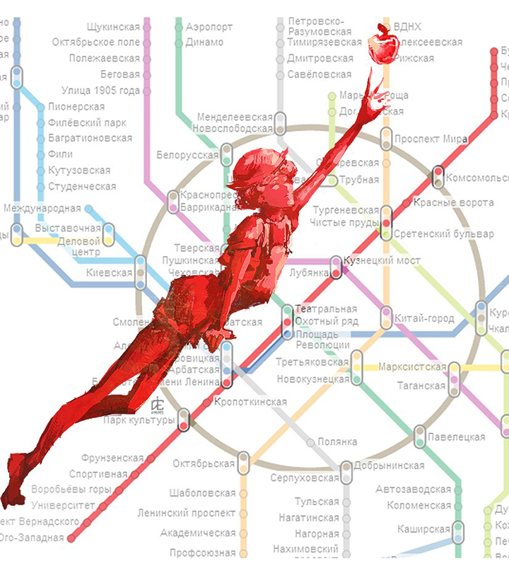 La Sokolnicheskaya (rossa) è la linea più antica