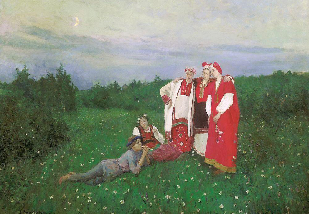 A Northern idyll, 1886, Konstantin Korovin.