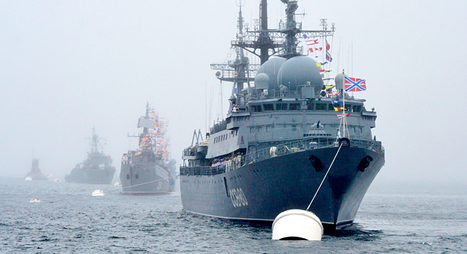 The Kurily reconnaissance ship. Source: Yuri Smityuk/TASS