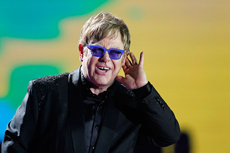 Singer Elton John. Source: Reuters