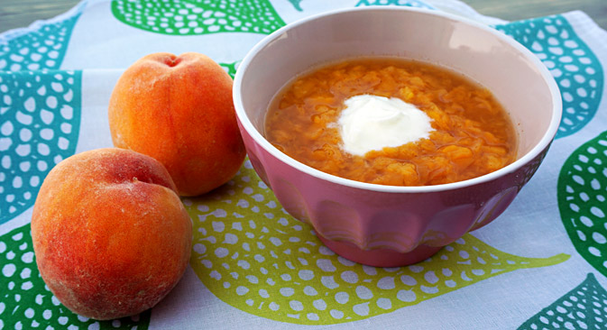 Peach soup. Source: Anna Kharzeeva