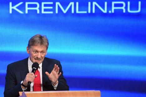 Juru Bicara kepresidenan Rusia Dmitry Peskov.