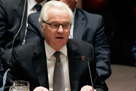 Vitaly Churkin, Perwakilan tetap Rusia di PBB.