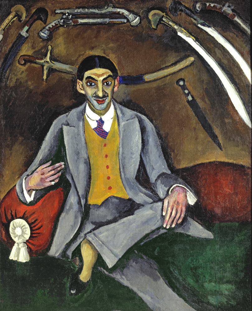4. As well as new movements in Paris, at first Konchalovsky’s painting was not accepted in his homeland. When in 1910 he decided to display one of his most famous works at the moment – Portrait of the Artist Georgy Yakulov, his colleagues did not want to put their paintings next to this “scarecrow,” critics called the portrayal of Yakulov a “victim of an automobile,” and one of spectators wrote “a fool” on the wall under the portrait. // Portrait of the Artist Georgy Yakulov, 1910.