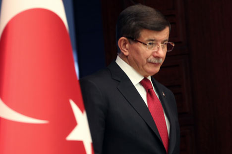 Prime Minister of Turkey Ahmet Davutoglu. 