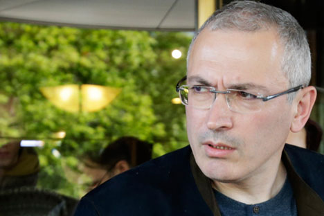 Former Yukos head Mikhail Khodorkovsky.