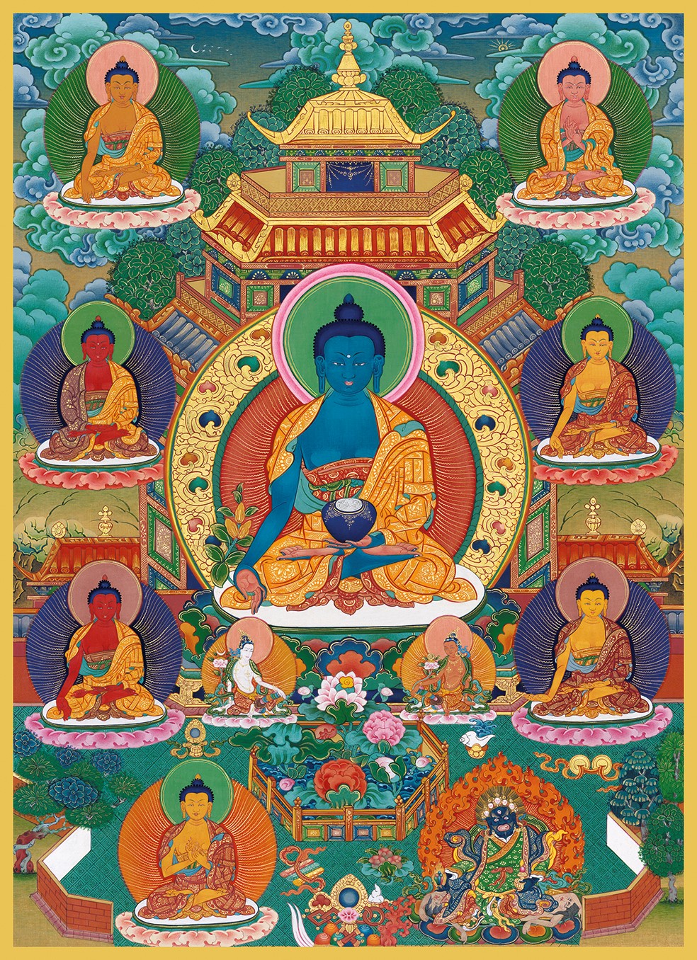 Au milieu des années 1990, il commença l’apprentissage d’une méthode de Thangkas différente auprès de lamas bouddhistes en Inde, en Mongolie et au Népal. Sangye Yeshe, l’artiste personnel du Dalaï-Lama, est devenu le maître spirituel de Dudko.
