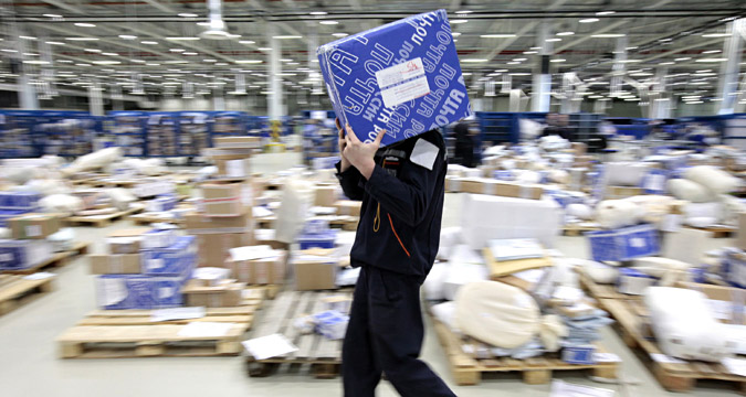 In 2015, a total of 155 million parcels were delivered to Russia from abroad.