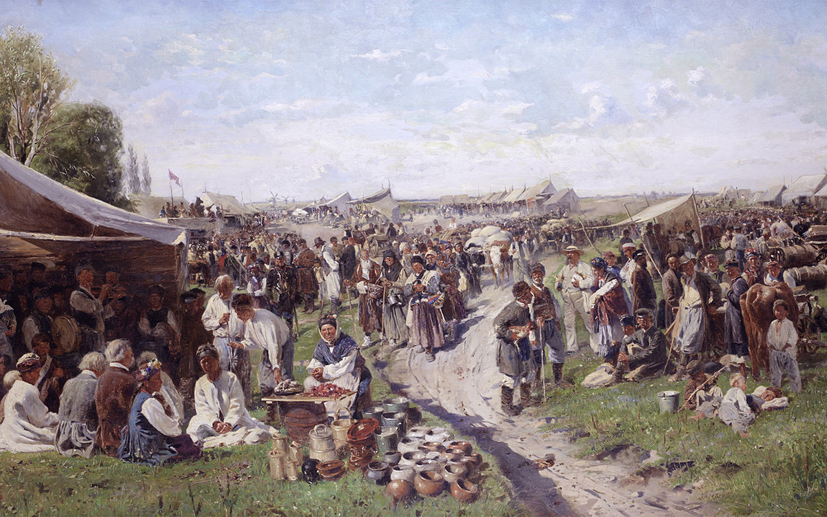 Fair (Little Russia series), 1885. The original was sold at a Bonham’s auction in 2012 for £1.5-2m.