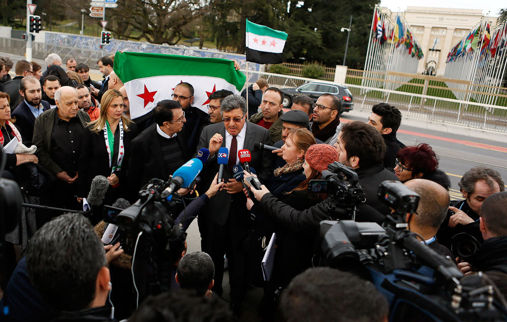Salim al Muslat, predstavnik sirijske opozicije na pregovorima u Ženevi.