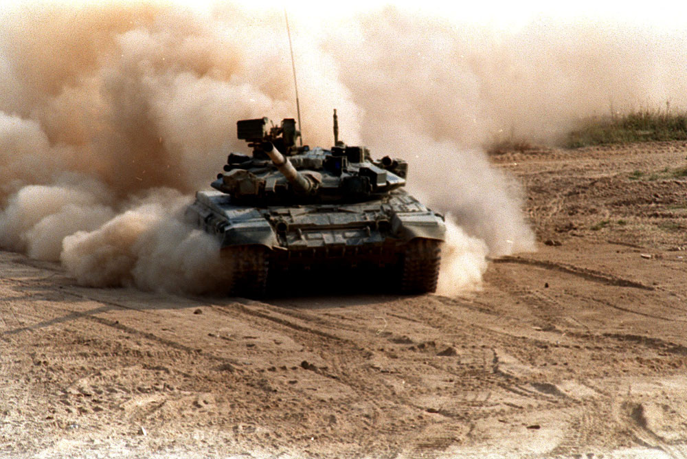 El tanque T-90 en Siria.