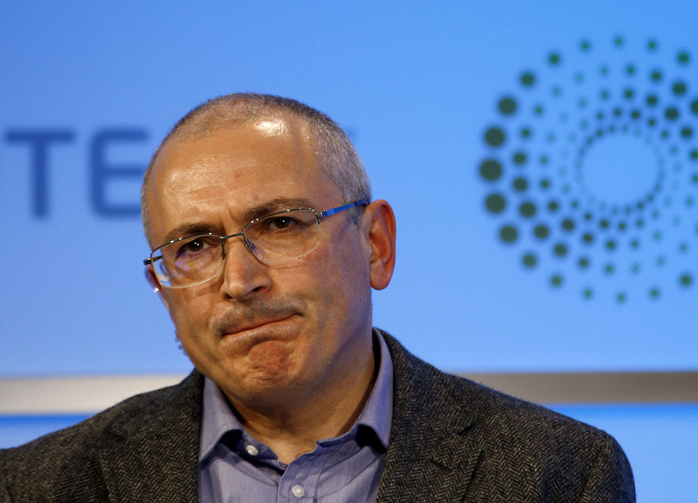 Former Russian tycoon Mikhail Khodorkovsky.