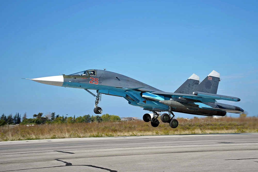 Тактички бомбардер Су-34. Извор: Дмитриј Виноградов / РИА Новости