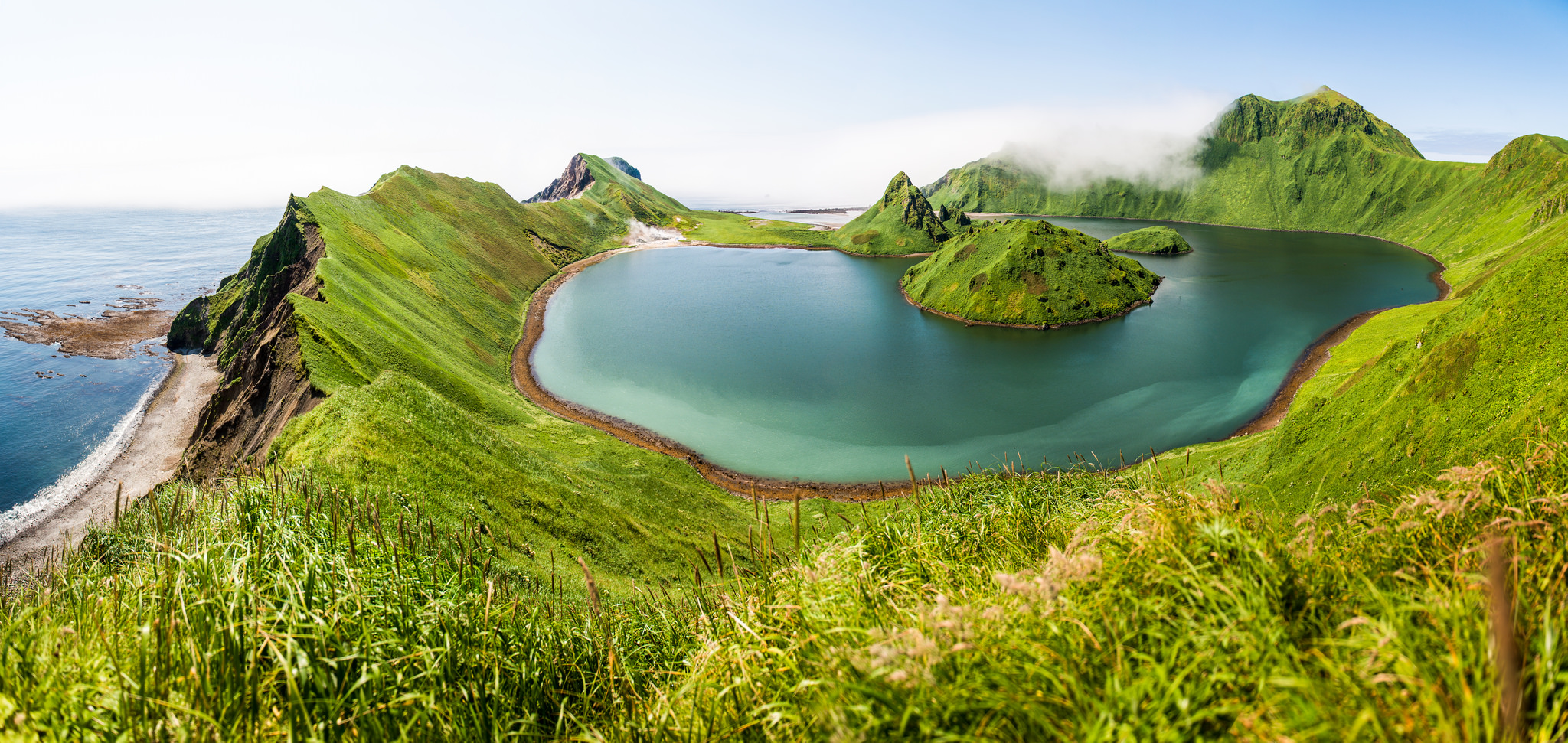 The Southern Kuril Islands have unspoilt nature.