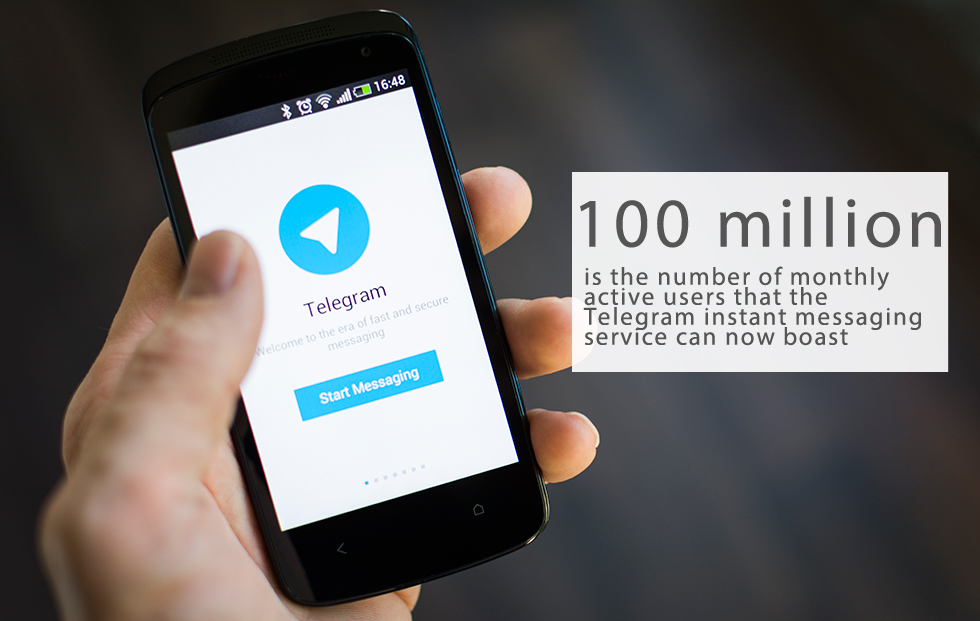 Pavel Durov, creator of Russia's most popular social network VKontakte, launched the encrypted messaging app Telegram two years ago.Now Telegram has more than 100,000,000 monthly active users, up from 60 million people last May. This growth is coming from all over the world. Developers say that Telegram now handles 15 billion messages daily“Every day, 350,000 new users sign up for Telegram,” said Durov. “And we have zero marketing budget.”Instant messaging apps: Social resource or security threat?