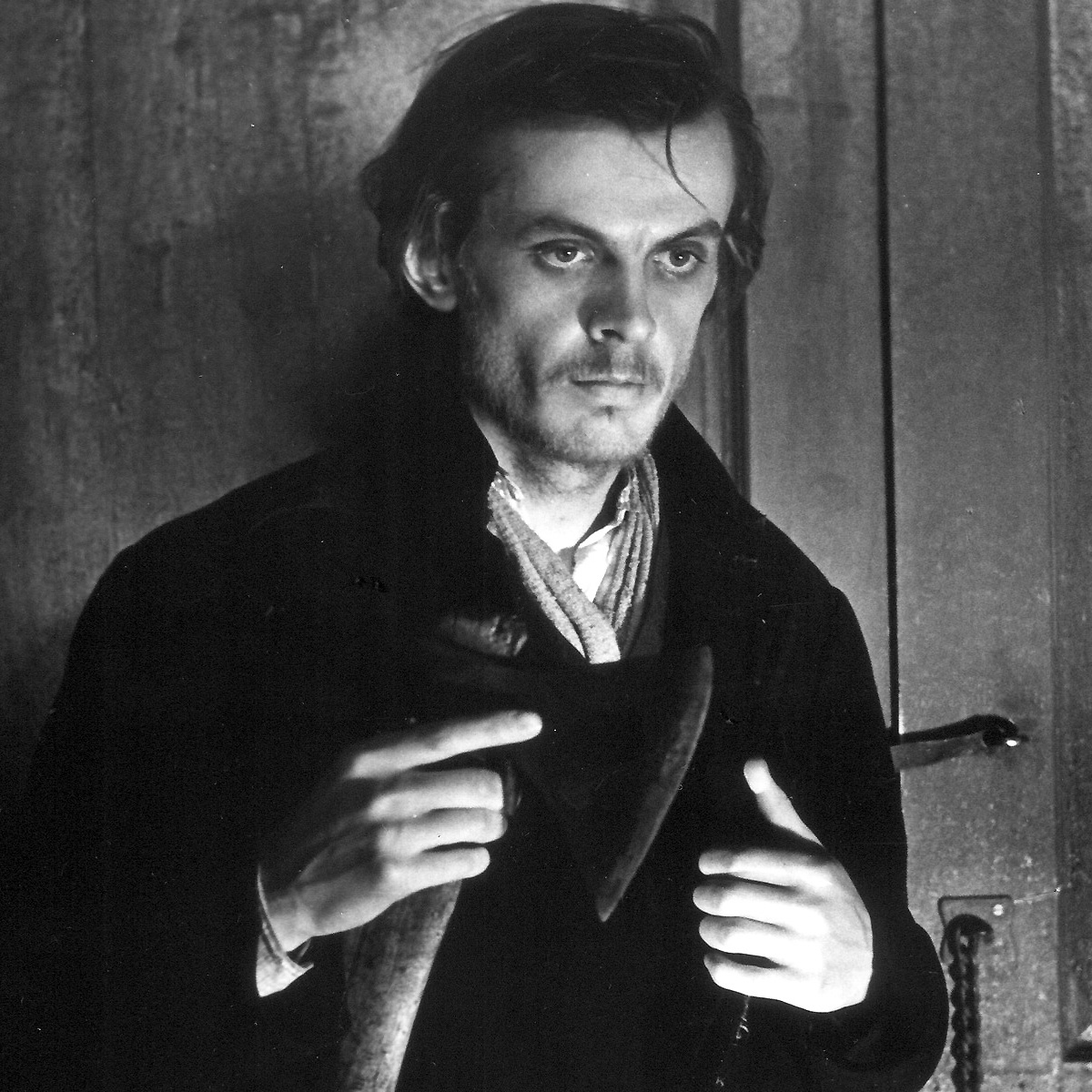 Georgy Taratorkin as Rodion Raskolnikov in 1970 Crime and Punishment.