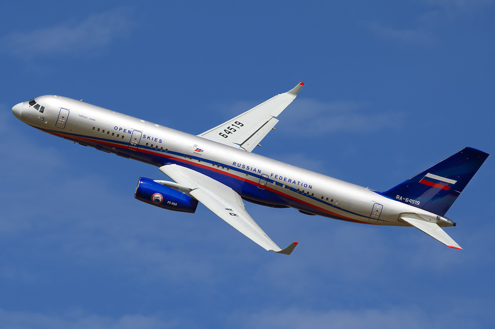 The system, specifically designed for Open Skies flights, includes two Tu-214ON planes.