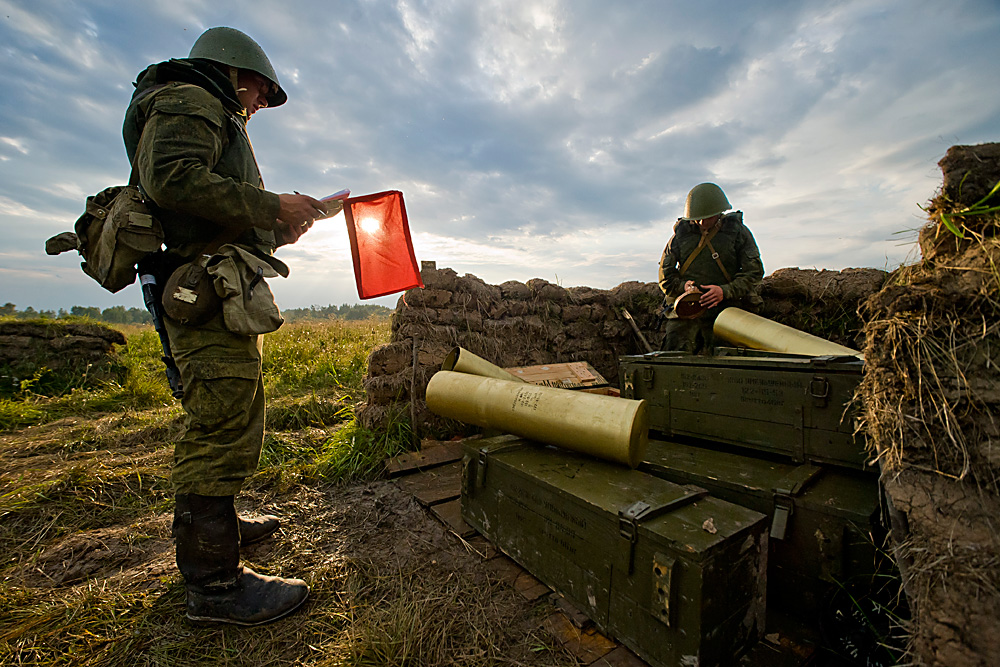 Military drills in the Kaliningrad Region.