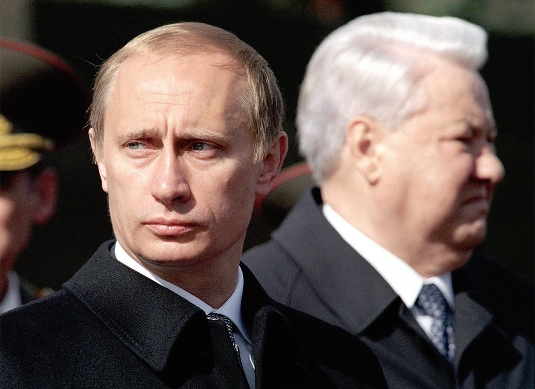 Владимир Путин и Борис Елцин, 2000.