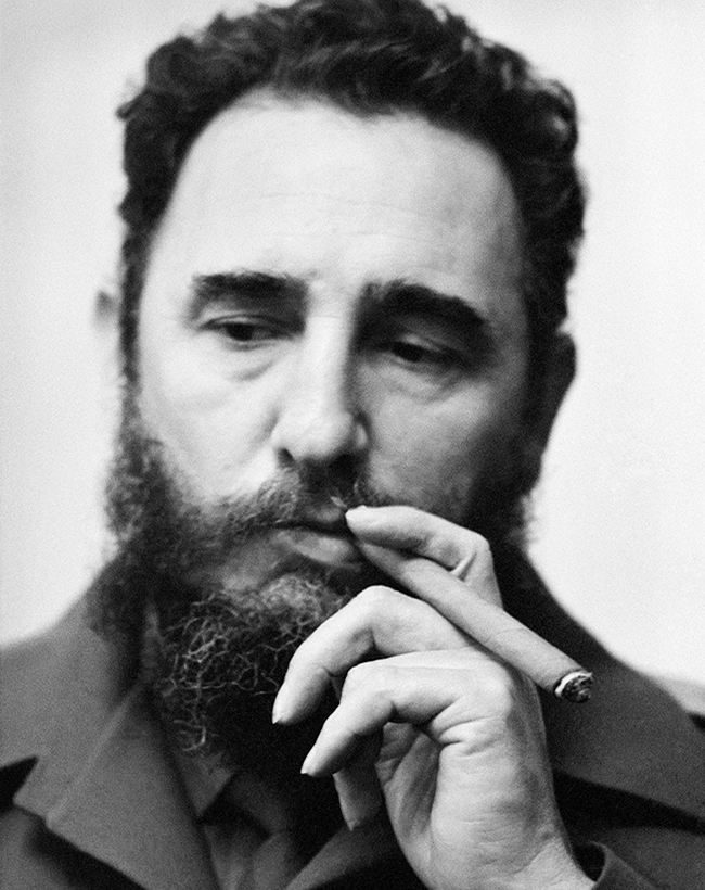 Fidel Castro in Moscow, 1976.