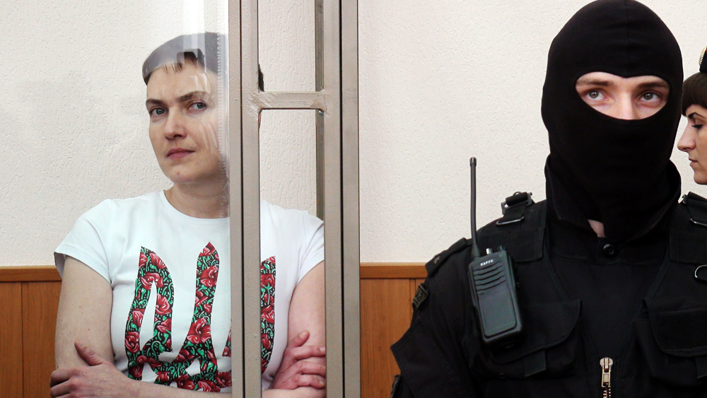 Ukrainian pilot Nadiya Savchenko has been sentenced in Russia to 22 years in prison.