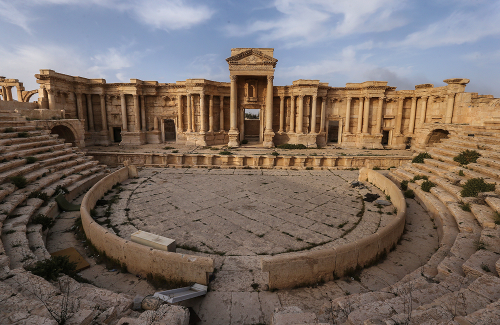 Il centro storico di Palmira, Siria. 
