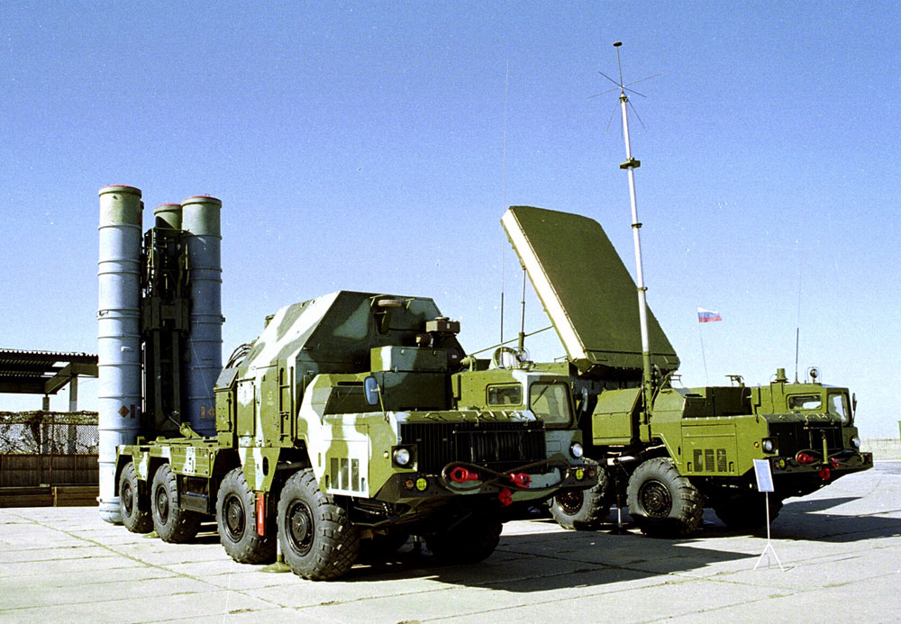 Sistem rudal antipesawat S-300.